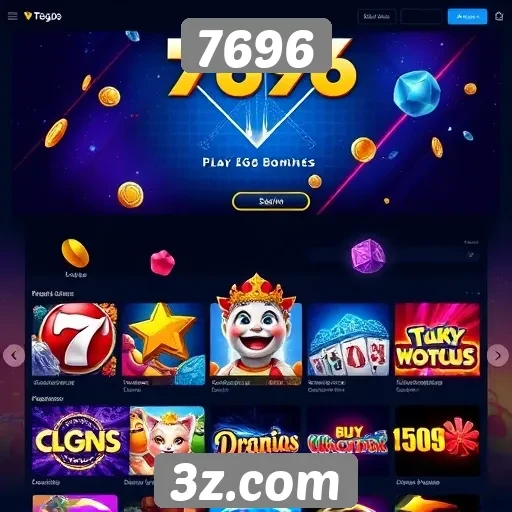 Site 7696 apresenta novos jogos em categorias diversificadas